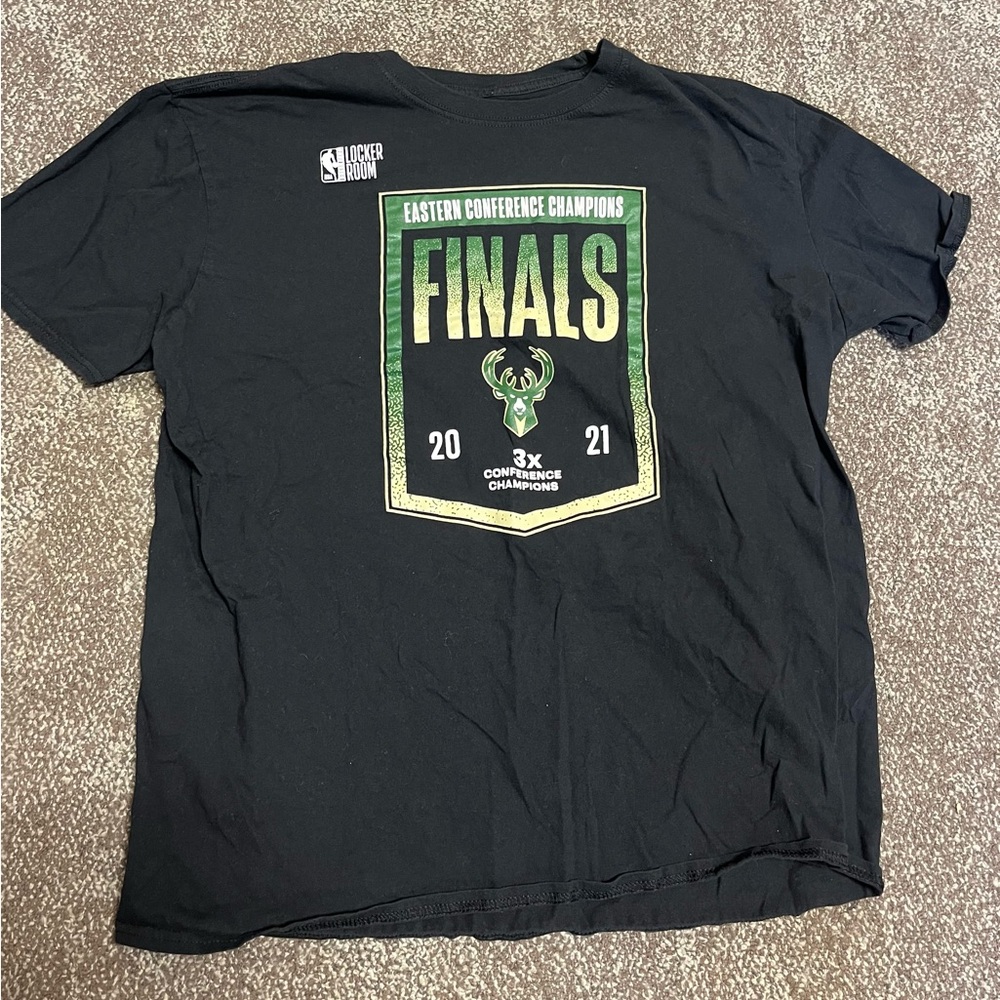 Black Eastern Conference Champions T-Shirt Bucks